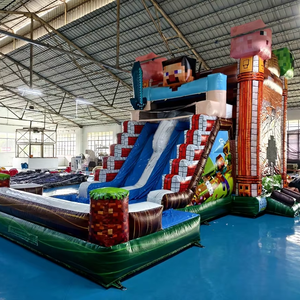 Casa Inflable para Niños, <span class=keywords><strong>Castillo</strong></span> Inflable, Casa Inflable Comercial para Niños con Tobogán de Agua - Product Image 1