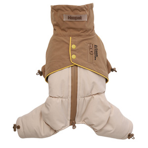 HOOPET dog four-legged color-blocked cotton coat, warm autumn and winter outerwear, thick coat for <b>cats</b> and dogs to prevent - Product Image 5