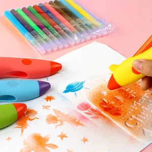 Art Peinture Aquarelle Stylos Rechargeable Pulvérisateur Blow Pens Magic DIY Airbrush Kits