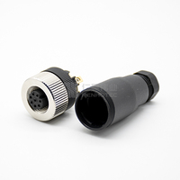 Conectores Hembra M12 de 5 Pines, Cable de Sensor, Conector Circular M8 M12 M16, Impermeable