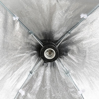 Boîte à lumière photo 50x70cm (20''x28'') avec diffuseur pour studio photo, ampoule LED et accessoire vidéo