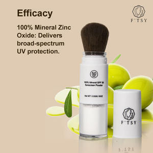 Private Label <span class=keywords><strong>Spf</strong></span> <span class=keywords><strong>50</strong></span> Sunscreen Setting Looser Powder Private Label <span class=keywords><strong>Mineral</strong></span> Sunscreen Powder <span class=keywords><strong>Brush</strong></span> - Product Image 2