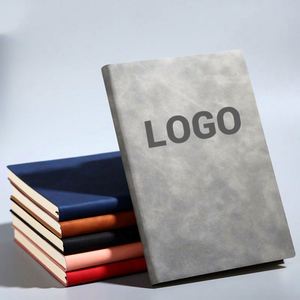 Customized A5 Soft Cover Leather <b>Journal</b> Planner Notebook with 100 Sheets Gift for Business Office Use - Product Image 1