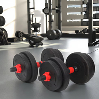 Usine directe écologique poids réglable haltères Kettlebell ensemble équipement de Fitness à domicile pour hommes PE haltères acier