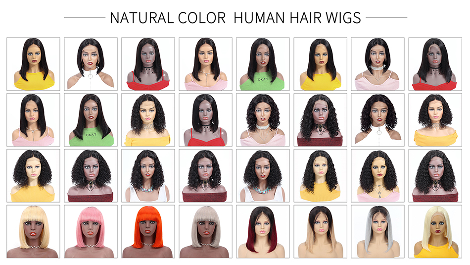 color bob wig