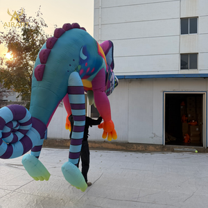 Marioneta de Lagarto Inflable Personalizada de 3.5m de Largo, Nuevo Diseño, Marioneta de Cabrito Inflable para Espectáculos Empresariales, Accesorio para Fiestas - Product Image 4