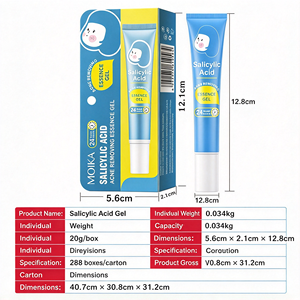 Gel de Ácido Salicílico para el Cuidado del Acné de Marca Privada, Crema Reparadora Suave para Imperfecciones, Mejora la Textura de la Piel, Cuidado Facial - Product Image 5