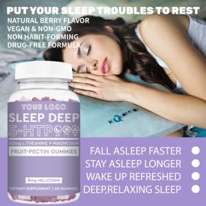 Las gomitas de sueño profundo contienen melatonina, magnesio y L-teanina, que calman y relajan eficazmente. Son un suplemento para dormir - Product Image 2
