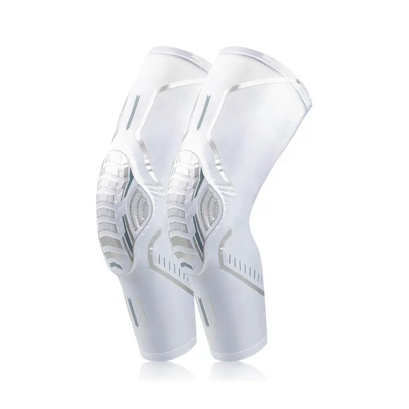Anti-collision Knee Pads Long Compression Leg Sleeves Braces For Basketball Volleyball Football
