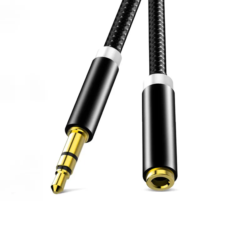 High Quality 3.5mm Earphone Cable Adapter Headphone Speaker Extension Audio Cable Male to Female Optical Audio Cable