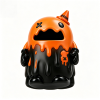 Figurine mystère Orange Trash Character en ABS PVC, jouet d'art personnalisé, 7 cm, non articulée, prévente, décoration de bureau