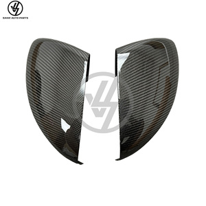 Coques de rétroviseurs latéraux pour Mercedes Benz Classe G W464 W463A G500 G63, type autocollant en fibre de carbone sèche, pièces de voiture - Product Image 1
