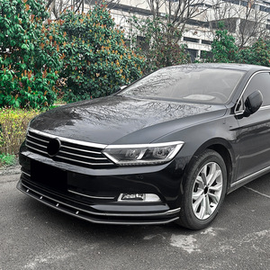 Amp-Z Front Bumper Lip Splitter Carbon Fiber Texture Matte Finish For Volkswagen Passat B8 Standard Edition - Product Image 2