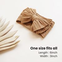 Bandeau en tricot pour bébé, doux et extensible, turban pour nouveau-né, bandeaux floraux bohèmes, accessoires mignons pour cheveux d'enfant