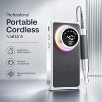 Polisseuse à ongles 40000 tr/min, micromoteur sans balais, machine de polissage pour pédicure, pile rechargeable, lime à ongles électrique