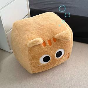 Wholesale Cube <b>Cat</b> <b>Plush</b> Toy - Customizable Stress Relief Doll, Unique Square Stuffed Animal for Girls Gift - Product Image 4