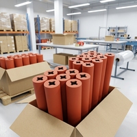 Rouleau en caoutchouc silicone haute performance pour impression par transfert thermique et découpe de plastique – Résistance aux hautes températures et à l'usure