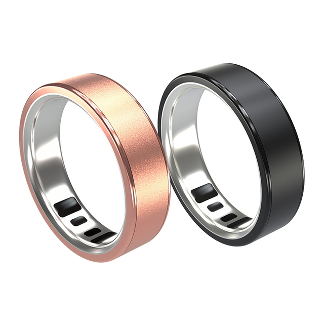 5ATM Health Smart Ring App Control Android Incoming Call Vibration Alert Fitness Sleep Tracker Heart Rate Monitoring 10-12 Days