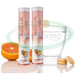 Vitaspring L-Glutathione máy tính bảng sản phẩm làm đẹp da làm trắng thuốc Halal 1000mg Vitamin C L-Glutathione viên sủi bọt - Product Image 2