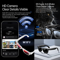 Fábrica de Gafas Inteligentes ODM, Cámara de 500W, Activación por Voz con IA, Traducción ChatGPT, Reproducción de Música por Bluetooth, Lentes Personalizables