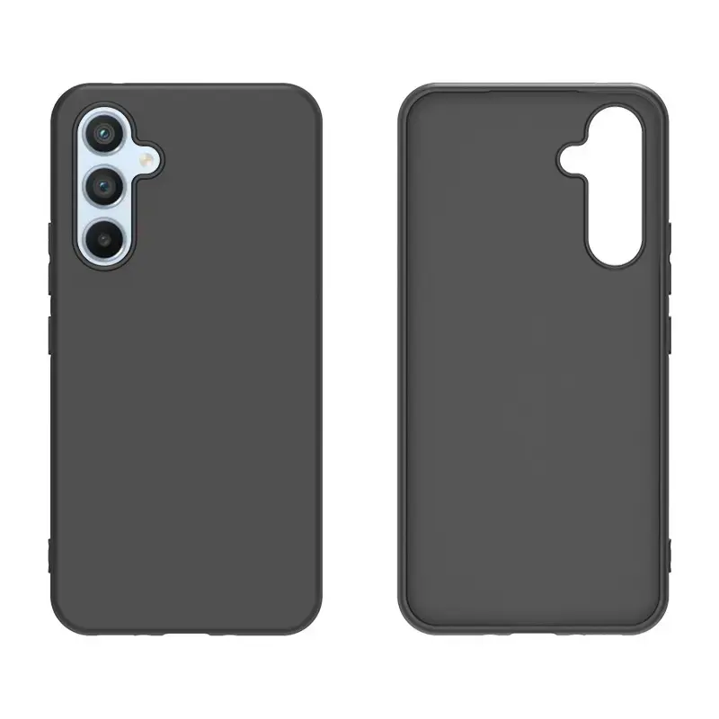 Luxury Silicon Soft Matte Black Anti-Fingerprint Phone Cases For Samsung Galaxy M54 M52 A04E A34 A54 S23 S22 Ultra