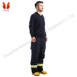 <span class=keywords><strong>Pull</strong></span> ignifuge pour <span class=keywords><strong>pompier</strong></span> en aramide à manches longues avec col en forme de cœur et vêtements de travail pour la lutte contre les incendies - Product Image 2