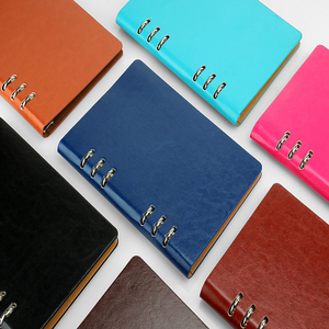 Bền biểu tượng tùy chỉnh cơ sở trên thiết kế của bạn PU <span class=keywords><strong>A5</strong></span> chương trình nghị sự nạp tiền với dòng Pocket Nhật Ký bao gồm A6 Vòng kế hoạch Refill máy tính xách tay - Product Image 6