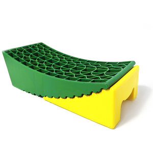 Ensemble de rampes de mise à niveau <span class=keywords><strong>pour</strong></span> caravane, rampes de mise à niveau robustes <span class=keywords><strong>pour</strong></span> <span class=keywords><strong>camping</strong></span>-cars, remorques, lot de 2, comprend des cales de mise à niveau - Product Image 1