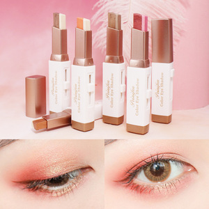 Crayon et <span class=keywords><strong>stick</strong></span> <span class=keywords><strong>à</strong></span> paupières scintillants bicolores pour un maquillage rapide et facile - <span class=keywords><strong>Fard</strong></span> <span class=keywords><strong>à</strong></span> paupières double couleur longue tenue et waterproof - Product Image 1