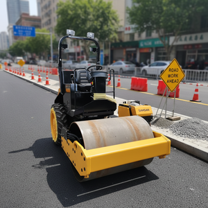 Combinatieroller met voorste padfoot-trommel en achterste rubberen banden |   Zware compactie voor grond en klei - Product Image 1