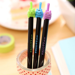 Lucky Cat Kawaii Briefpapier Süße Kätzchen Black <span class=keywords><strong>Ink</strong></span> Gel Pen - Product Image 4