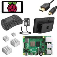 Kit complet OEM Raspberry Pi 4 Modèle B 4 Go avec clavier tactile et étui de protection