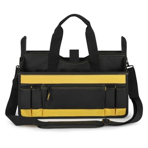 Bolsa de Herramientas Resistente de Oxford 1680D y PVC, con Parte Superior Abierta y 18 Bolsillos, para Electricistas y Carpinteros, BSCI OEM - Product Image 3