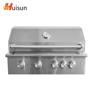 Chất lượng đáng tin cậy Bếp Nướng 4 đầu đốt Thép không gỉ <span class=keywords><strong>gas</strong></span> nướng và vỉ nướng ngoài trời tủ được xây dựng trong nướng - Product Image 1