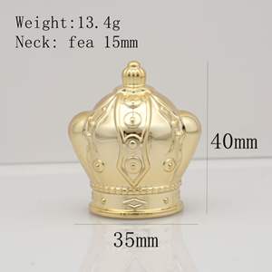 Üreticileri toptan yuvarlak keskin köşe parfüm şişesi kapağı özel 15mm süngü parfüm şişesi taç kap ile donatılmış - Product Image 3