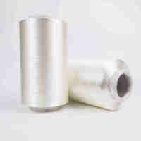 100% 75D/24F blanc continu brillant un fil à coudre en tissu rayonne écologique de qualité 100% Viscose vierge pour le tricot