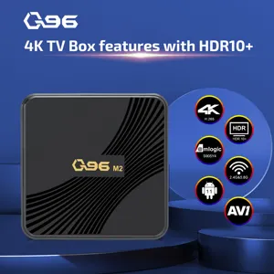 BYINTEK Q96 M2 안드로이드 11 국제 가장 저렴한 인터넷 TV 셋톱 박스 4K 16GB ROM 지원 3D 게임 비디오 HD