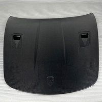 Capot avant en fibre de carbone sèche pour Porsche 981 718 Cayman GT4 GT4 RS Style Autoclave Léger