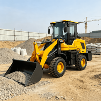 Chargeuse sur pneus compacte de 1,5 tonne de capacité nominale avec godet de 0,6 m³ pour la manutention des matériaux agricoles et de construction, flexible et compacte