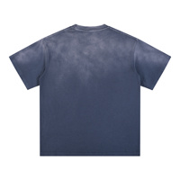 T-shirt Hip Hop Oversize en Coton Lourd 250 g/m² pour Homme Xishe avec Logo Imprimé Numérique Personnalisé sur le Devant et Finition Délavée
