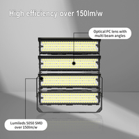 Nuevo 2026, Mejor Precio, Reflector LED de 500w 750w 1000w 1500w 2000w, Luz Deportiva para Estadios, Iluminación LED para Exteriores, Luz para Canchas de Tenis