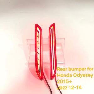 Venta caliente led parachoques trasero lámpara para honda jazz 2012-2014 luz trasera de jazz de <span class=keywords><strong>la</strong></span> luz de freno - Product Image 3