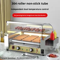 Machine à saucisses rôties, jambon fumé et hot-dogs commerciaux à contrôle automatique de la température, en acier inoxydable 304, vente en gros