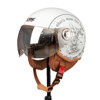 Casques de moto ouverts 3/4 certifiés 3C, en ABS double, de haute qualité, pour la sécurité des motards professionnels - Vente en gros