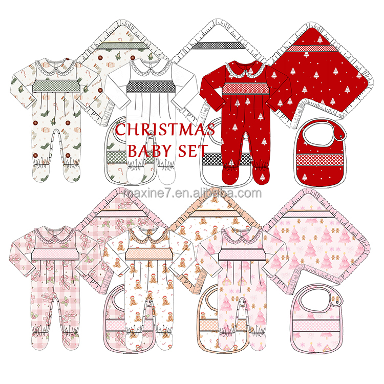 Wholesale Newborn Christmas Onesies - Festive Baby Clothes