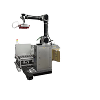 Robot collaboratif (Cobot) à bras manipulateur pour palettisation automatique haute productivité de 20 kg, idéal pour les fabricants de canettes de boissons, bouteilles et cartons.