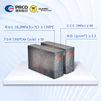 Brique réfractaire avancée en spinelle d'aluminium-chrome haute densité, résistante aux produits chimiques, pour incinérateurs de déchets