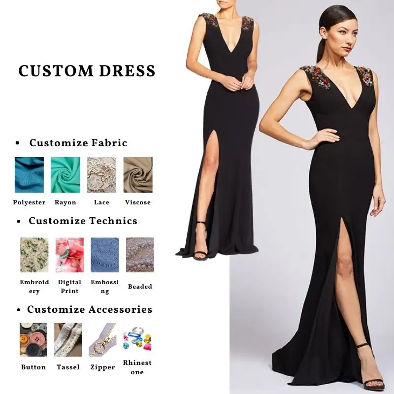 OEM ODM Váy Nhà Sản Xuất Chất Lượng Cao Tùy Chỉnh Quần Áo Womens Dresses Trang Phục Nhà Máy Tùy Chỉnh Phụ Nữ Ăn Mặc