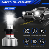 Aurora 1 + 1 Design plus petite taille réglable Led lumière de voiture H7 lampe automobile 15000lm H11 H4 Auto Led H7 Led ampoule de phare