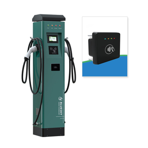 BLUESKY 2*22kw AC ogni pistola 22kw ev mode3 caricatore elettrico ev <span class=keywords><strong>stazione</strong></span> di <span class=keywords><strong>ricarica</strong></span> pila di <span class=keywords><strong>ricarica</strong></span> con pos lettore di carte di debito - Product Image 3